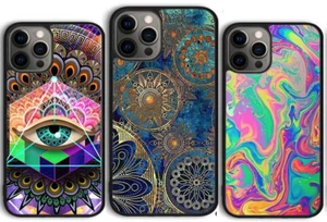 Hippy Hippie Psychedelic Art Coque Cover Case For Iphone 16 Pro Max 15 14 13 12 - Photo 1 sur 7
