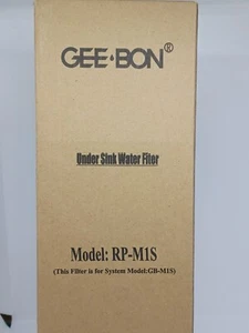 Filtro de agua debajo del fregadero Gee-bon RP-M1S para GB-M1S Gee Bon NUEVO *SOLO FILTRO* - Imagen 1 de 3