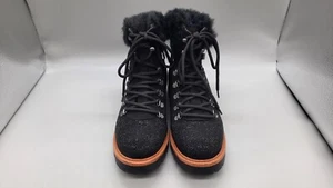 REPORT QIANRU Faux Fur Trimmed Lace Up, Women's Bootie, Size 8, USED!! - Picture 1 of 8