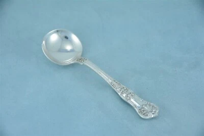 Cuchara caldo Tiffany English King plata esterlina 5-1/4" sin monograma Foto 1 de 4