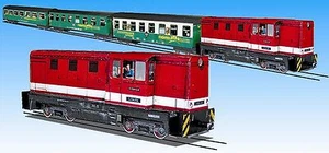Zug der Fichtelbergbahn Karton Bausatz Maßstab H0e 1:87 - Picture 1 of 1