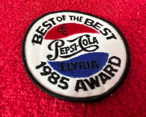 Elyria Ohio Pepsi Bottling Plant Best Of The Best 1985 Patch Rare 3” - Picture 1 of 2