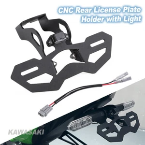 Soporte de matrícula trasero CNC con luz para Kawasaki Ninja ZX6R ZX636 2024-2025 - Imagen 1 de 24