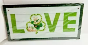 Insegna Love in legno 3,9" x 7,8" - Foto 1 di 6