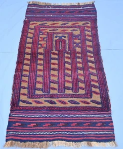 Afghan Barjasta Handmade Rug. Unique Vintage Rug. - Picture 1 of 7