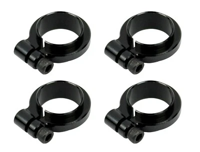 Dhawk JRX2 Aluminum Shock Spring Clamps Black For Team Losi JRX2 JRX-PRO JRXT - Image 1 of 3