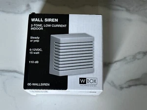 New WBOX 0E-WALLSIREN Dual Tone Wall Siren - Picture 1 of 2