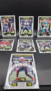 New England Patriots (7) card lot Football cards 2023 score Brady Jones Judon - Picture 1 of 8