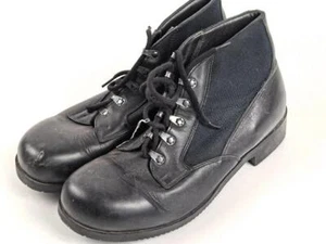 Bundeswehr, par de zapatos de a bordo / zapatos de trabajo, suela de goma "Herne" longitud total 32 - Imagen 1 de 10