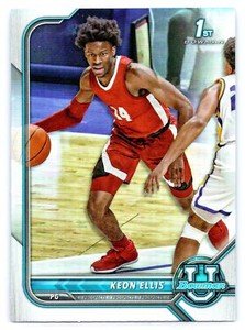 2021 Bowman University Chrome #75 1st Refractor Keon Ellis