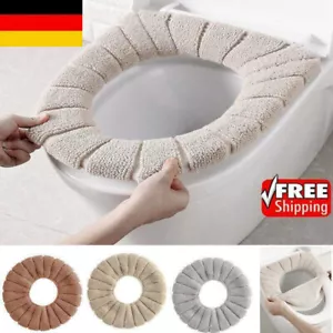 Soft WC-Sitzauflage Toilettensitz Sitzbezug Klobrillen-Bezug Badezimmer Plüsch - Bild 1 von 15
