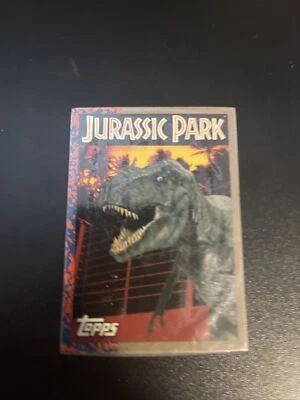 JURASSIC PARK SERIES 1 1993 TOPPS SET OF 88 CARDS WITH STICKER SET (11) - Image 1 of 4