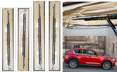 OEM Mazda CX-5 CX5 Door Window Sweep Belt Felt Molding WEATHERSTRIP CHROME STRIP - Image 1 of 4