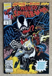 WEB OF SPIDER-MAN #95 FIRST PRINT MARVEL COMICS (1992) VENOM GHOST RIDER BLAZE - Picture 1 of 3