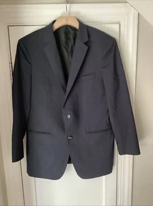 Theory 2 Button Sport Coat Mens Size 42R Wool Blend Navy Blue - Picture 1 of 5