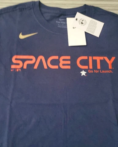 NIKE Houston Astros Justin Verlander Space City MENS T-SHIRT TEE MEDIUM JERSEY M Cover