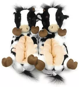 ooohyeah Women’s Fuzzy Animal Slippers, Cute Funny Cozy Non-Slip House - Picture 1 of 1