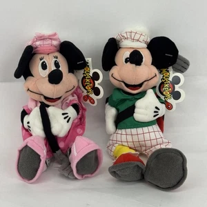 Maus Spielzeug Golfer Mickey und Minnie Maus Sitzsack Plüschtiere - Bild 1 von 5