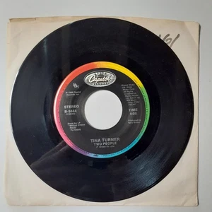 Tina Turner - Two People 7" Record 1986 Capitol Pop Rock 45 RPM - Picture 1 of 2