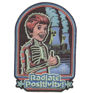 Steven Rhodes Art Patch Radiate Positivity Sublimated Embroidery Iron On - Picture 1 of 1