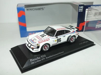 PORSCHE 934 N°86 LE MANS 1979 MINICHAMPS 1:43 - Photo 1/2