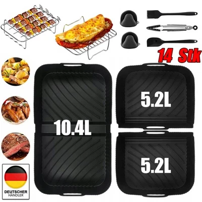 Airfryer Accessories for Ninja Foodi Flexdrawer AF500EU 10.4L, 14-Piece Accessories - Image 1 of 4