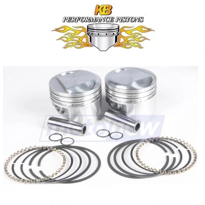 KB Cast Piston Set for 1993 Harley Davidson FLSTN Heritage Softail mk Foto 1 de 4