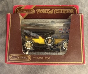 MATCHBOX MODELS OF YESTERYEAR SIMPLEX 50 #Y-9 ~ 1985 England NOS - Picture 1 of 6