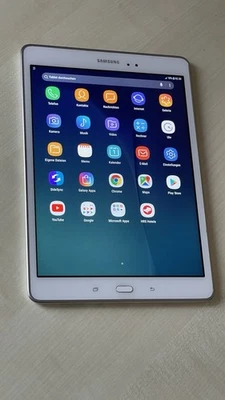 Samsung Galaxy Tab A SM-T555 16GB, WLAN + 4G SIM, 24,6 cm (9,7 Zoll)Weiß - Bild 1 von 4