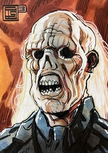 Indiana Jones Last Crusade Donovan Death Sketch Card PSC By Tim Shinn 1/1 - Picture 1 of 1