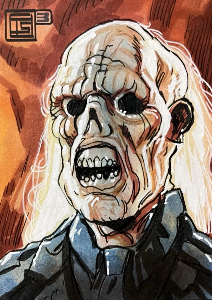 Indiana Jones Last Crusade Donovan Death Sketch Card PSC By Tim Shinn 1/1 - Image 1 of 1