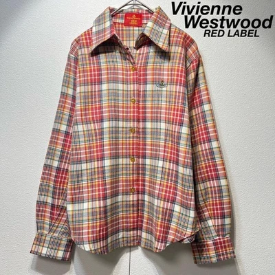 Vivienne Westwood RED LABEL Vintage Orb Embroidery Check Shirt - Image 1 of 4