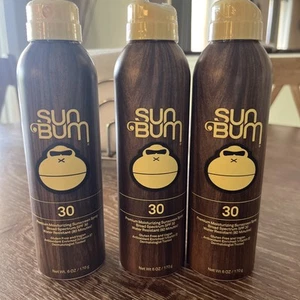 Sun Bum Premium Moisturizing Sunscreen Spray SPF 30 - 6oz - EXP 11/25 - 3-PACK - Picture 1 of 2
