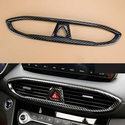 Car Center Air Vent Outlet Cover Trim Fit For Hyundai Santa Fe 2019-2022 Good - Image 1 of 4