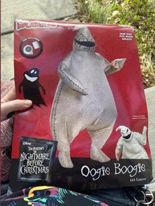 Oogie Boogie aufblasbares Kostüm für Erwachsene Nightmare Before Christmas selten zurückgezogen - Bild 1 von 6
