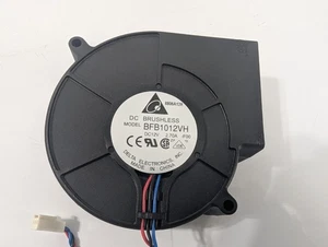 New Delta DC Brushless BFB1012VH Blower Fan DC12V 2.7A 3-Pin - OPEN BOX - Picture 1 of 5
