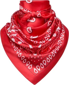 35" Herren Seide Cowboy Schal-übergroße Western Bandana Halsbekleidung - Bild 1 von 4