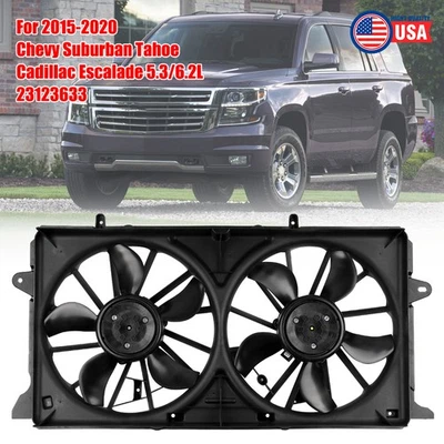 Radiator Cooling Fan For 14-18 Chevrolet Silverado 1500 GMC Sierra 1500 Tahoe #` Foto 1 de 4