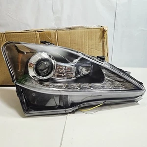 Faros proyectores LED DRL negro pasajero derecho Lexus IS350 IS350 2006-2008 - Imagen 1 de 7
