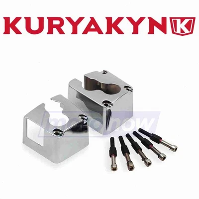 Kuryakyn Tappet Block Covers for 1993-1998 Harley Davidson FXDWG Dyna Wide hb Foto 1 de 4