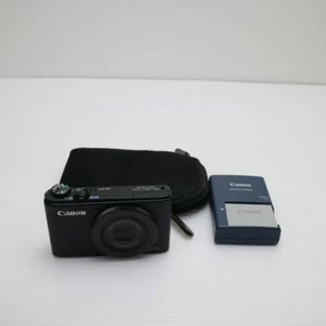 Canon PowerShot S110 Black 12.1MP 5x Zoom Digital Camera w/Battery, Charger - Picture 1 of 3