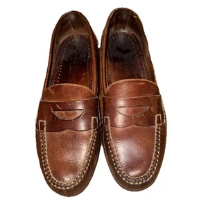 Cole Haan 2906 Dillon handgenäht braun Leder Penny Halbschuhe Herren Größe 10 - Bild 1 von 8