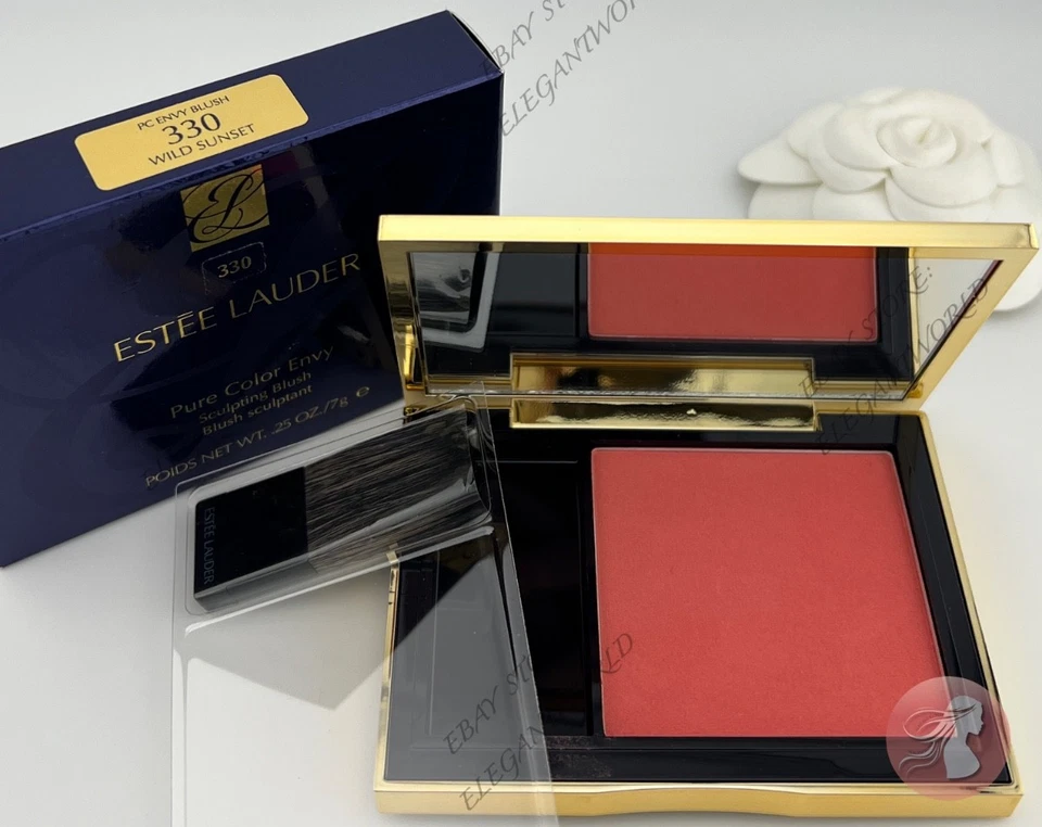 Estee Lauder Pure Color Envy Sculpting Blush 330 Wild Sunset 7g .25 Oz