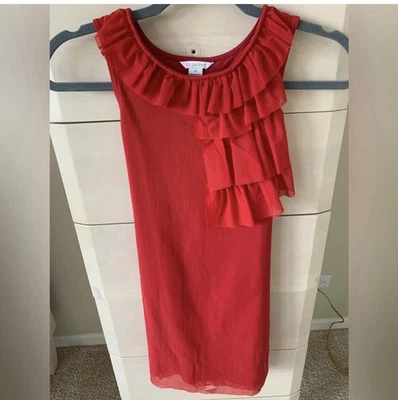 Vestido rojo KC Parker para Hartstrings.  Niñas Talla 10 Foto 1 de 4