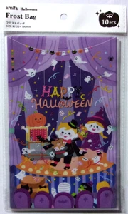 amifa Happy Halloween Kids Purple Frost Gift Bag Japan 10 pieces - Picture 1 of 3