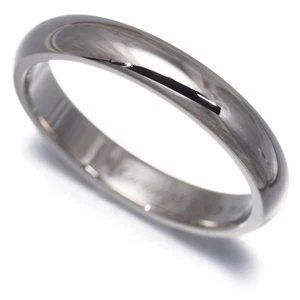 Auth Cartier Ring 1895 Wedding Band 3.5mm EU56 950 Platinum - Picture 1 of 4
