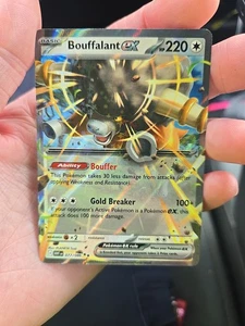 Juego de cartas coleccionables Pokémon - Bouffalant ex - 077/086 - SV: Escarlata y violeta - Llamarada blanca - Imagen 1 de 2