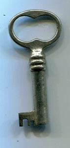 Skelett Fassschlüssel - Antike Möbelschlösser und Türen. - 1 5/8" - Bild 1 von 3