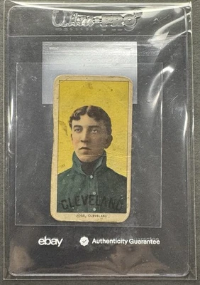 1909-11 T206 Piedmont Addie Joss Portrait Cleveland Naps eBay Authentic HOF - Image 1 of 2