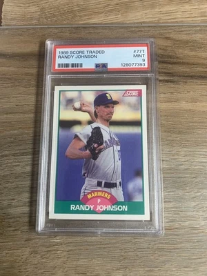 1989 Score Traded Randy Johnson #77 PSA 9 HOF - Imagem 1 de 2